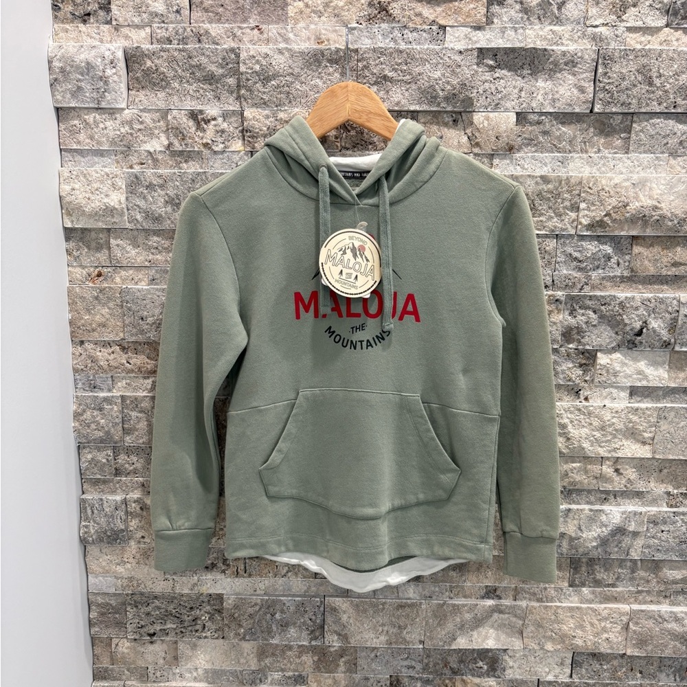 Maloja Mint Green Sweatshirt kids size M brand‎ new